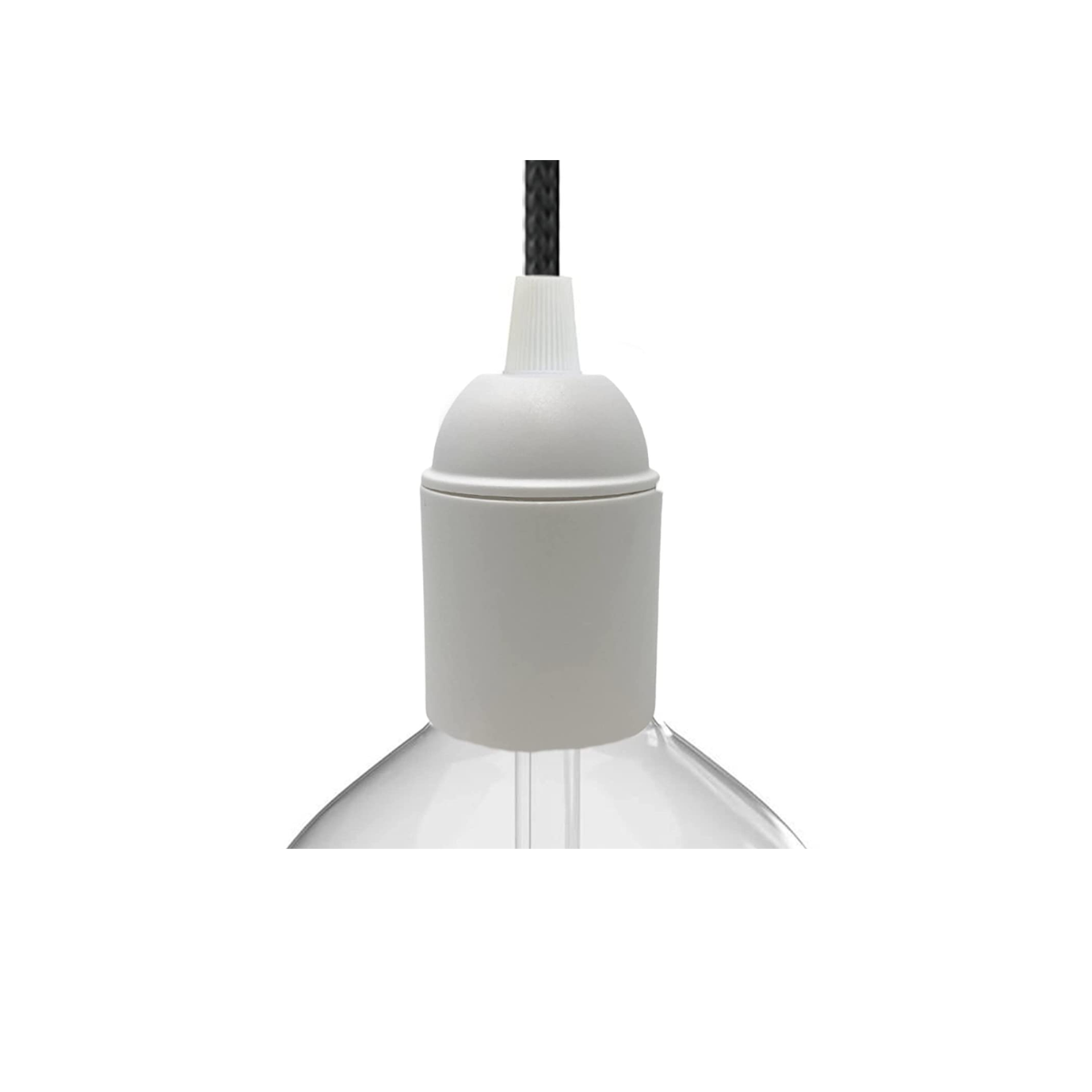 Portalamparas Baquelita Tornillo Soquete E27 250v 10a Blanco