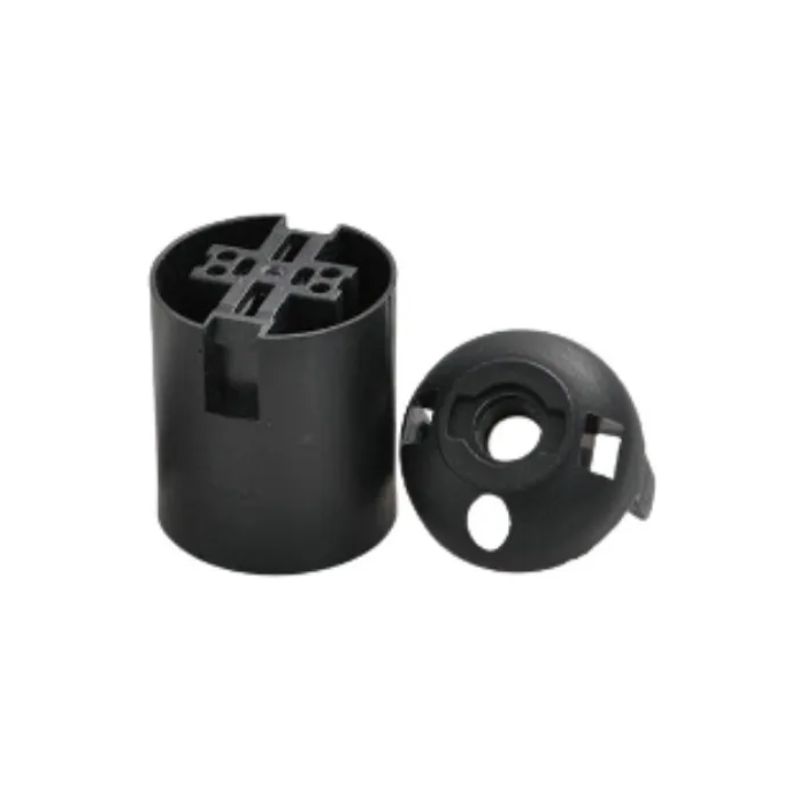 Portalamparas Tornillo Soquete E27 250v 10a Negro