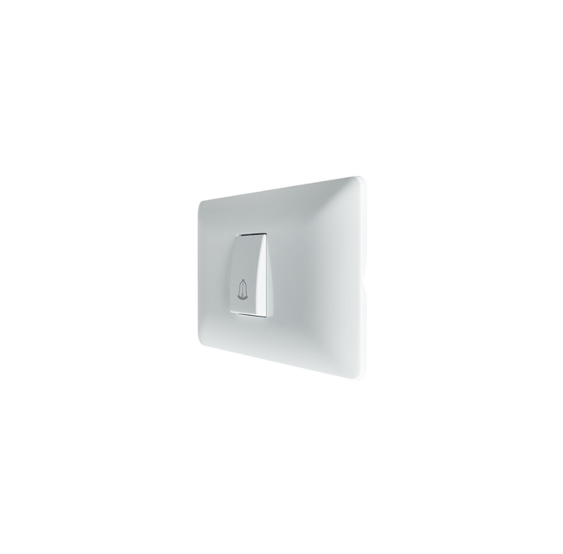 Boton Pulsador De Timbre Blanco 10A 250V