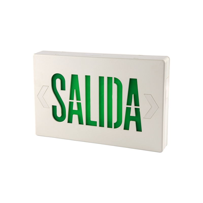 Letrero Box Señaletica Emergencia Salida 1.2w