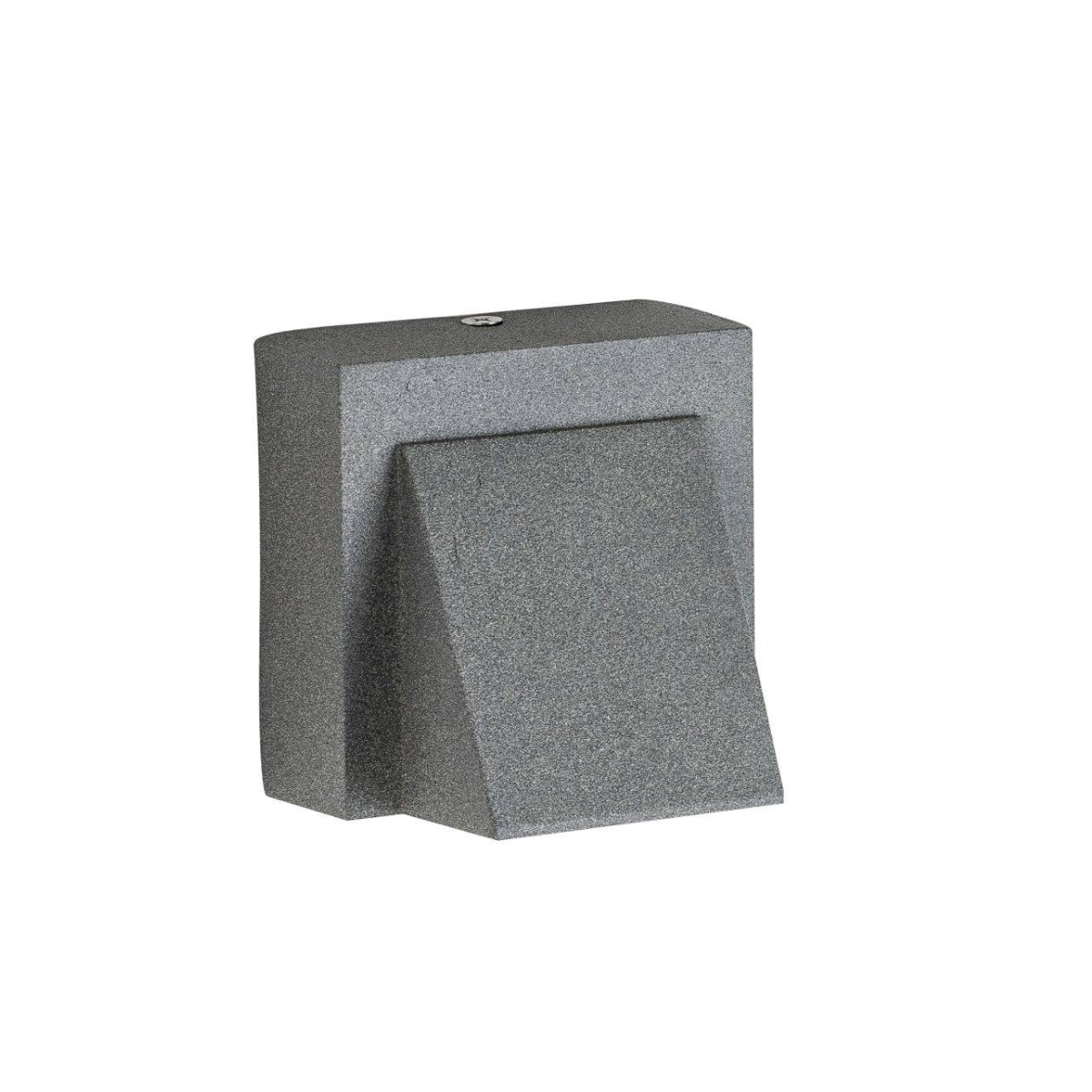Aplique Led Simple Gris 5w Exterior Luz Calida Modelo Kapelle