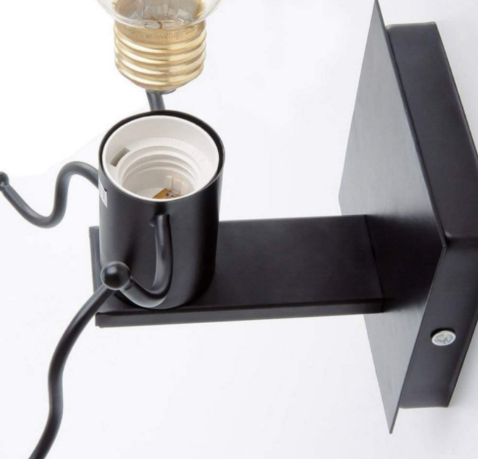 Aplique Lampara Muro Led Aluminio Diseño Moderno E27