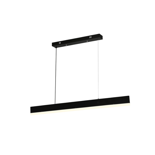 Lámpara Modelo Sakura Lineal 90cm X 7cm Led Colgante Negro 36w 3000-4000-6000k