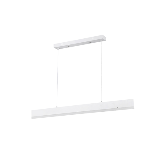 Lámpara Modelo Sakura Lineal 90cm X 7cm Led Colgante Blanca 36w 3000-4000-6000k