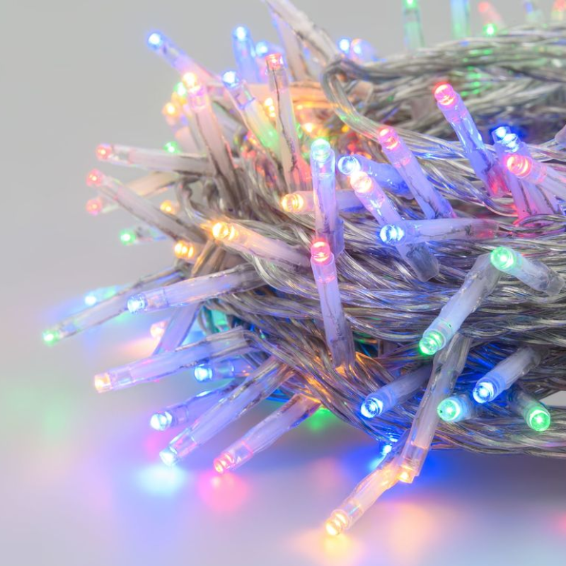 Guirnalda Decorativa de Carga Solar 10 metros con Luces RGB