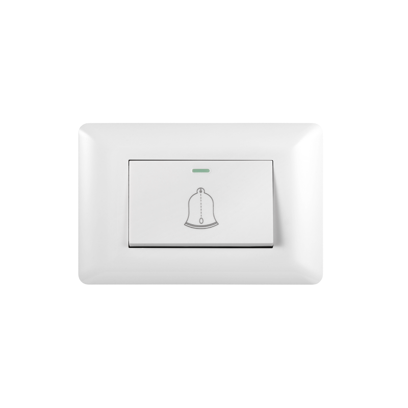 Interruptor Pulsador Simple 10A Blanco PC