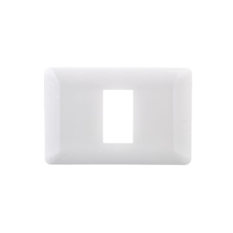 Placa Simple Con Soporte Blanco PC