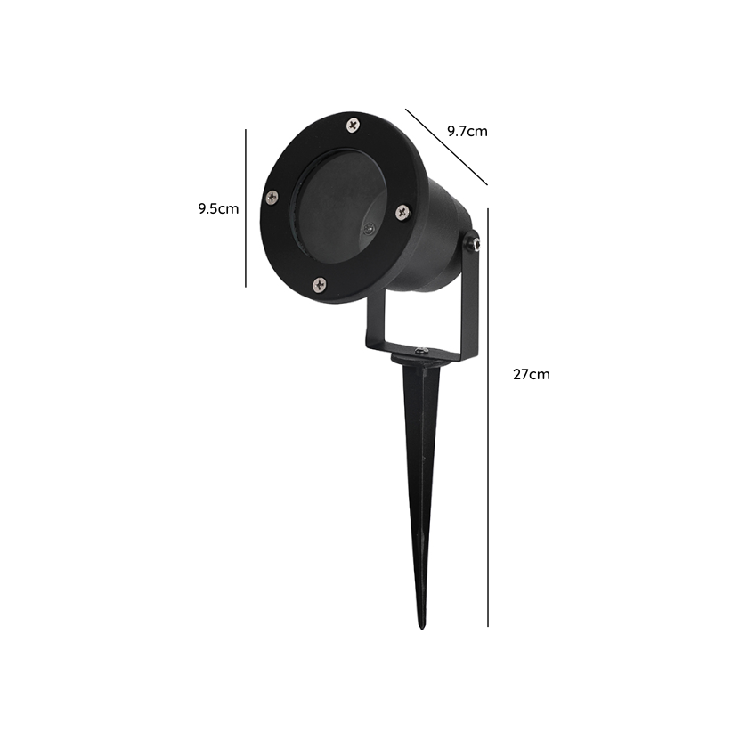 Foco Estaca Porta ampolleta GU10 IP65