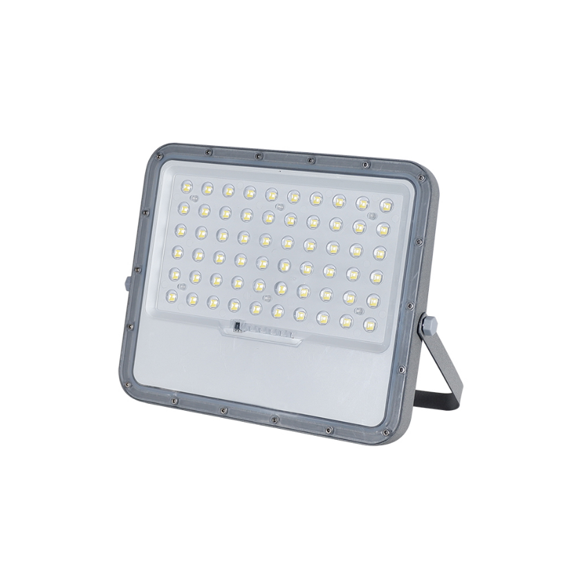 Foco Proyector Led Panel Solar 1400lm Luz Fria + Control