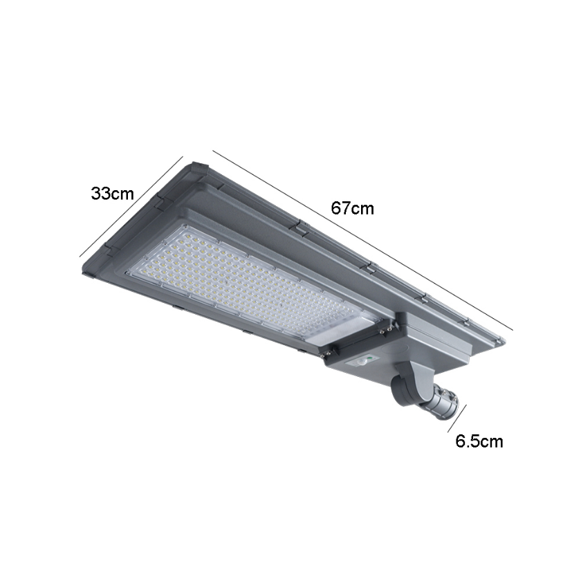 Luminaria Alumbrado Publico Solar 2100lm Luz Fria + Control