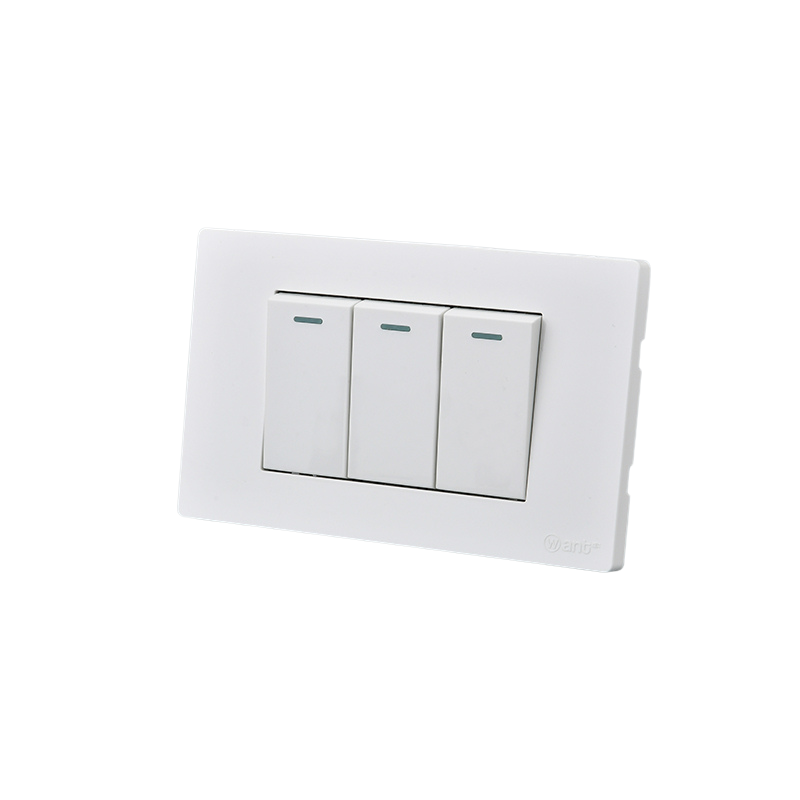 Interruptor Triple Armado 9/12 16A Blanco SEC