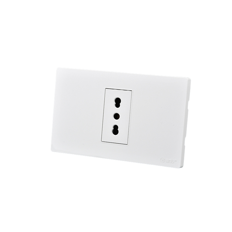 Tomacorriente Simple Puenteado Armado 16A Blanco SEC