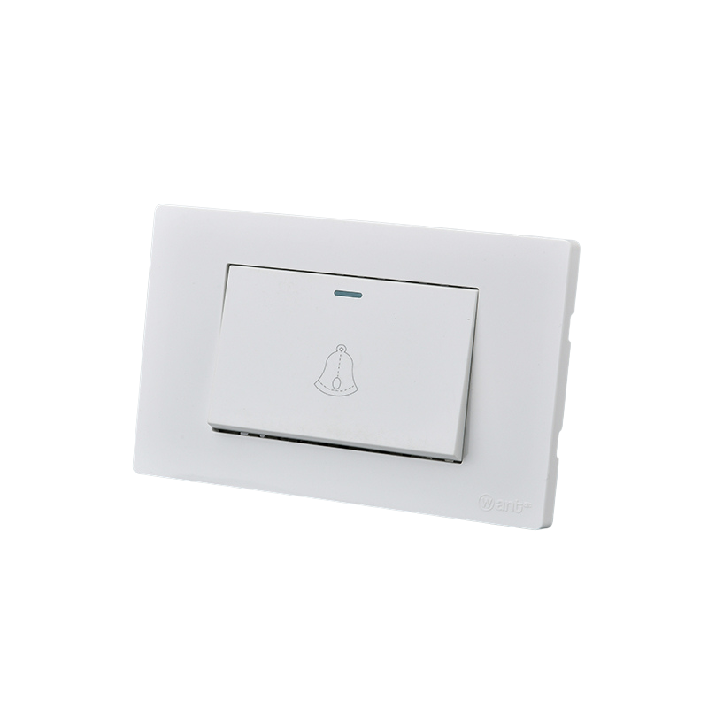 Interruptor Pulsador Simple 10A Blanco