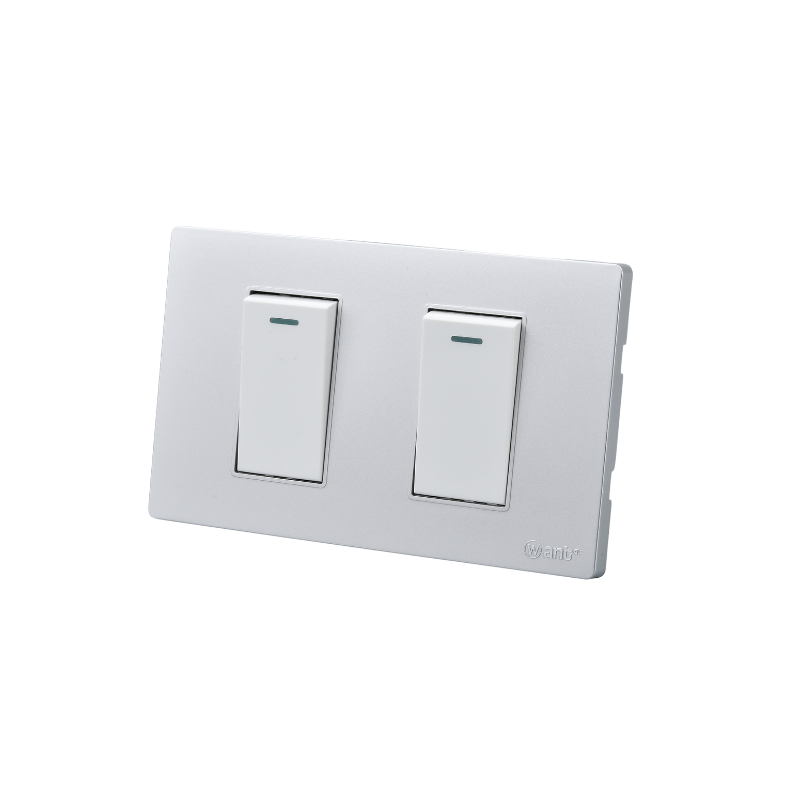 Interruptor Simple Armado 9/12 16A Plateado SEC