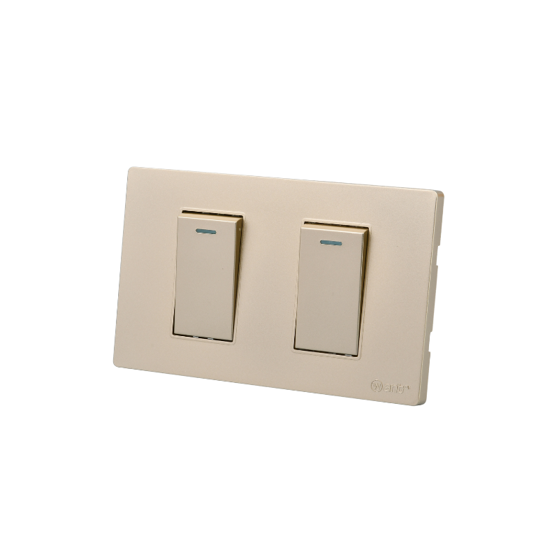 Interruptor Simple Armado 9/12 16A Dorado SEC