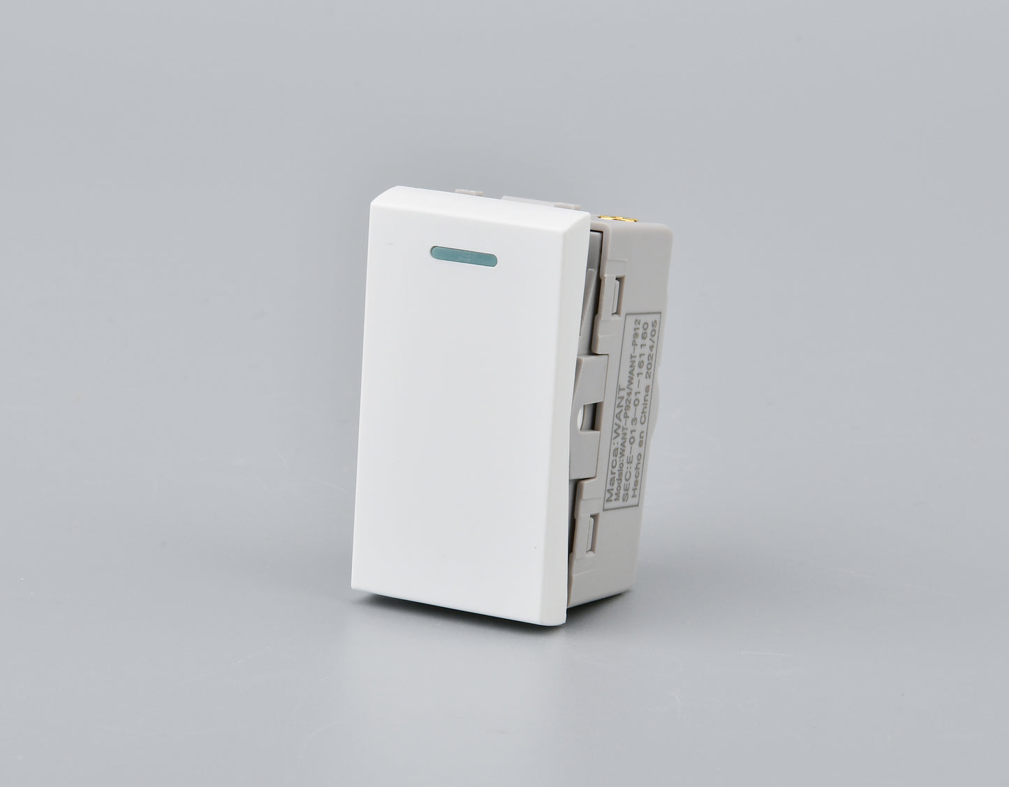 Modulo Interruptor Met 9/12 16A 250v Blanco