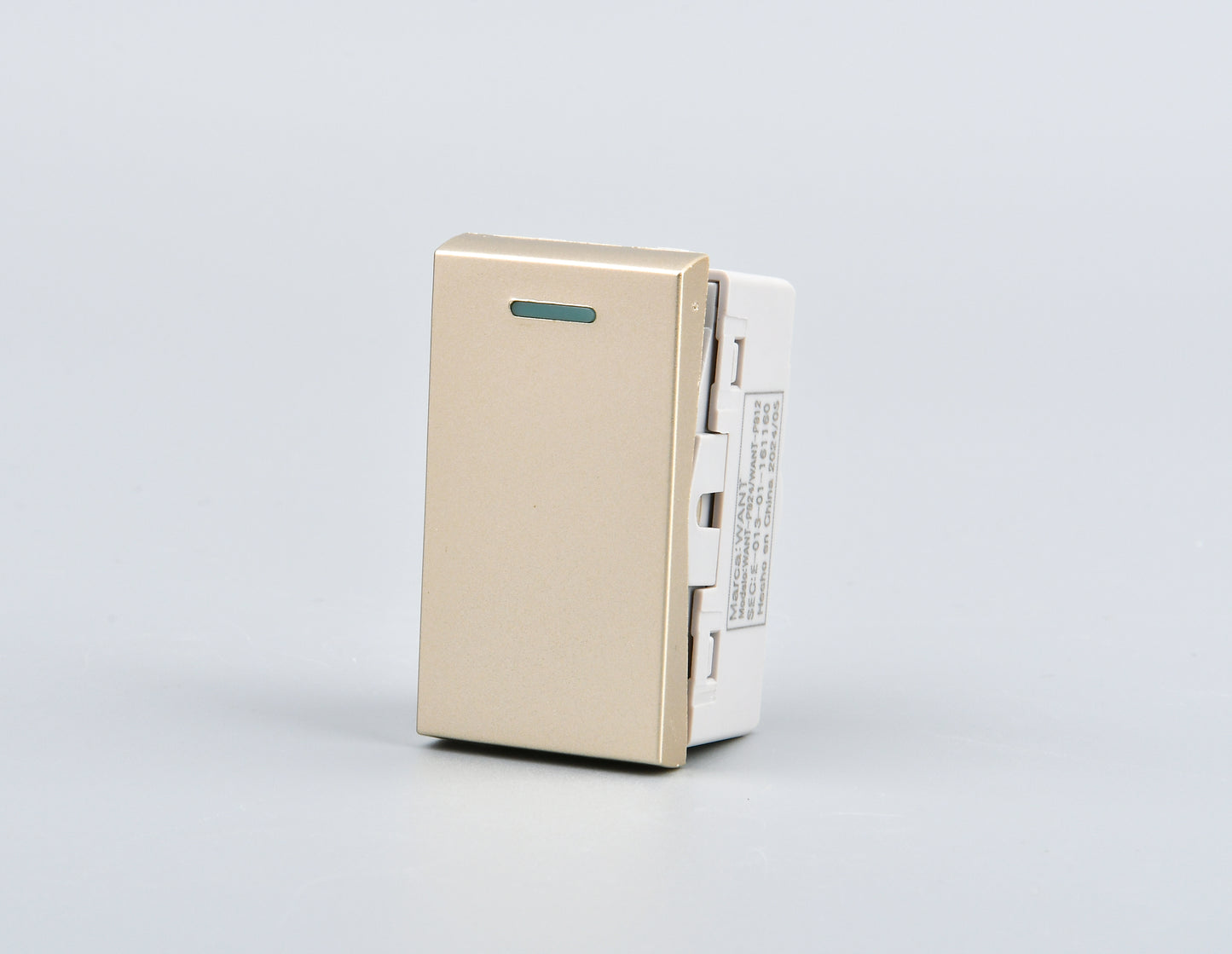 Modulo Interruptor Met 9/24 16A 250v Dorado
