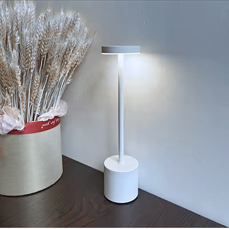 Lampara Led Blanca Tactil Recargable con Usb