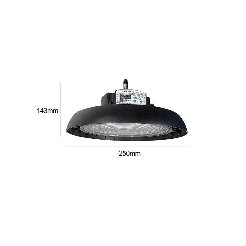 Campana Industrial Led Ufo YG 120w 5700K Dimeable IP65 3 Años de Garantía