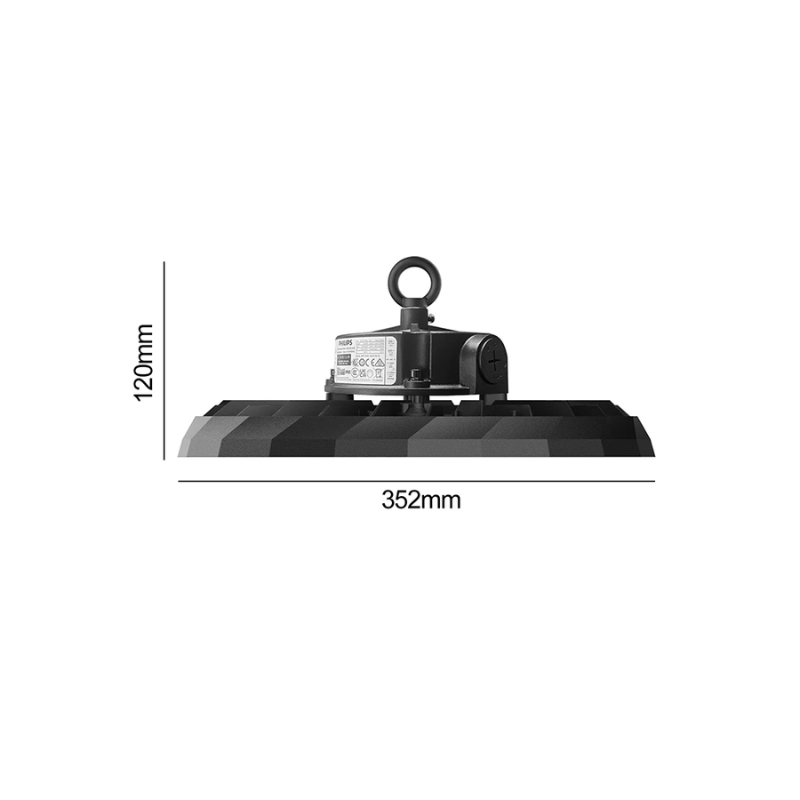 Campana Industrial Led Ufo AX 200w CCT Dimeable IP65 5 Años de Garantía