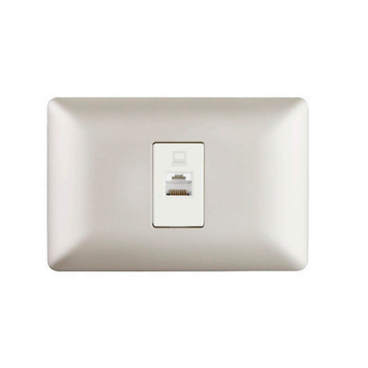 Toma Rrj45 Ethernet Red Internet Champagne