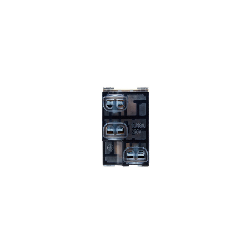 Modulo Enchufe Tomacorriente Champagne 10/16 10a 250v SEC