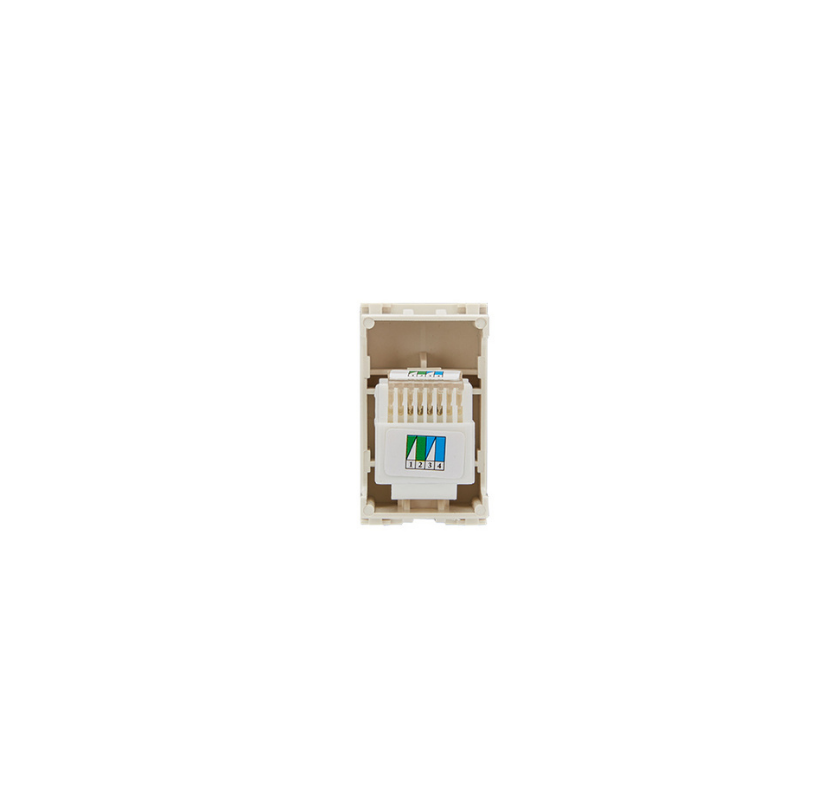 Modulo Toma Conexion Telefonica Rj11 Champagne