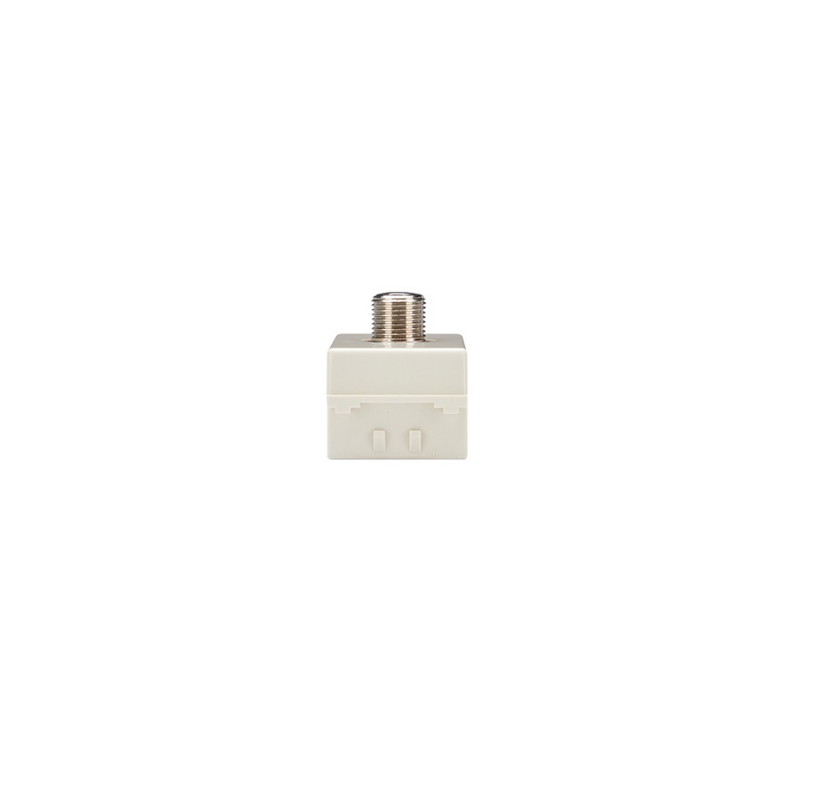 Modulo Toma Coaxial Rg6 Tv Video Hembra Champagne