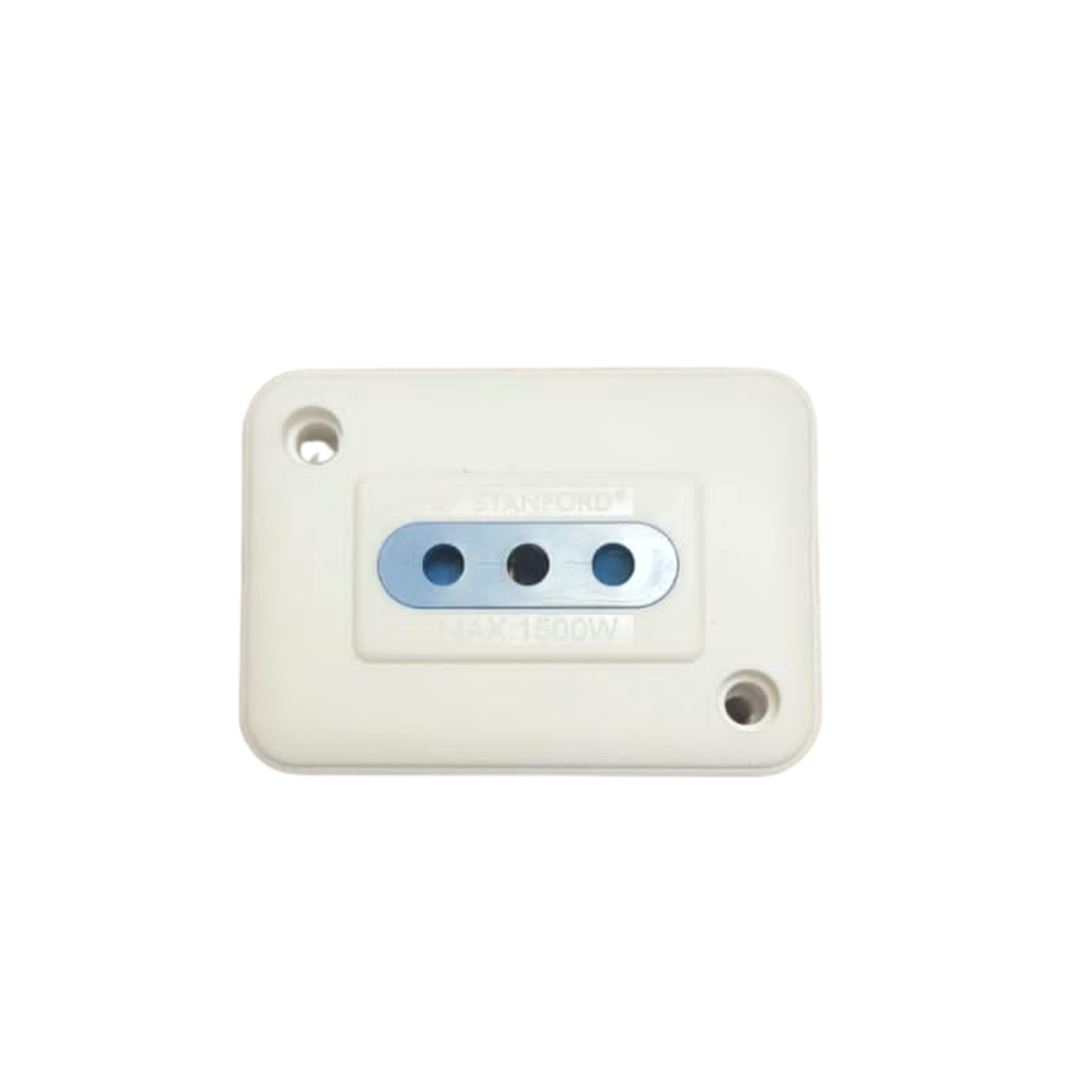 Enchufe Triple Plastico Sobrepuesto Blanco 250v 1500w Sec