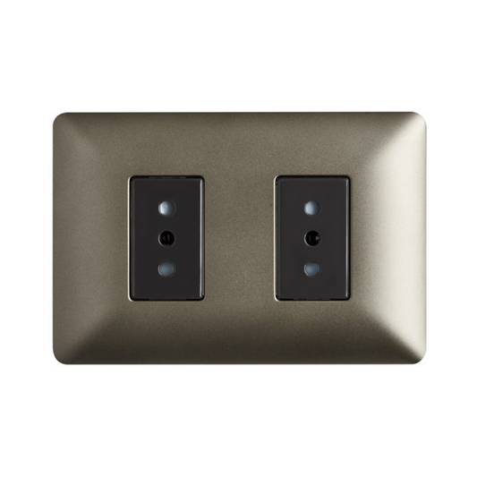 Enchufe Doble Café 10A 250V SEC