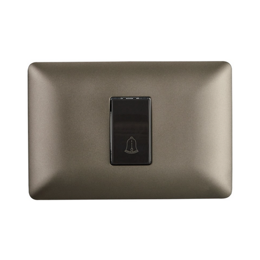 Boton Pulsador De Timbre Café 10A 250V