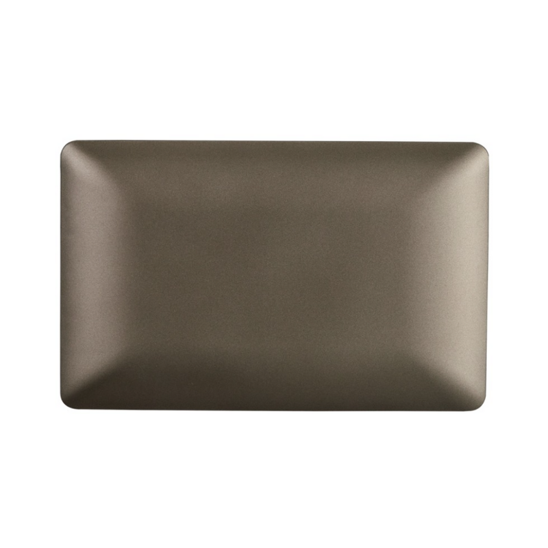 Placa Ciega Con Soporte Café