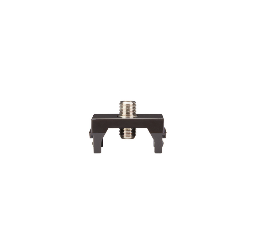 Modulo Toma Coaxial Rg6 Tv Video Hembra Café