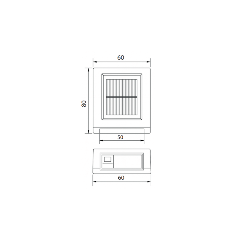 Foco Aplique Solar Led A Muro Luz Neutra