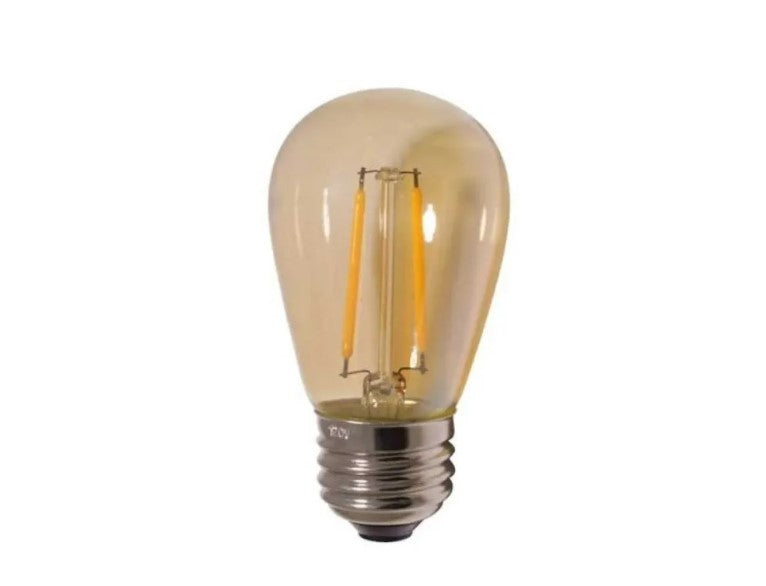 Pack 15 Ampolletas Led Vintage Edison S14 Rosca Normal E27 2w 2700K