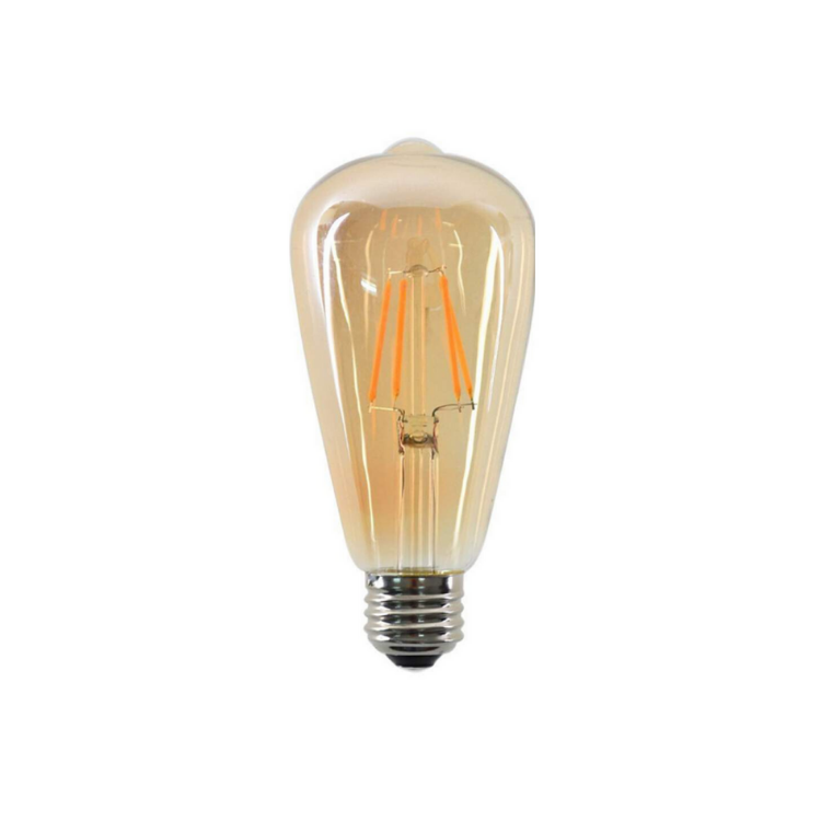 PackX6 Ampolletas Vintage Led Edison Filamento E27 6w