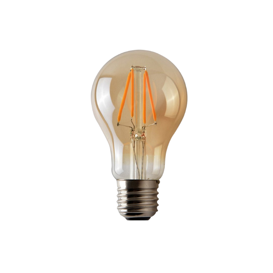 Ampolleta Led A60 Vintage 6w E27 2700k Ambar