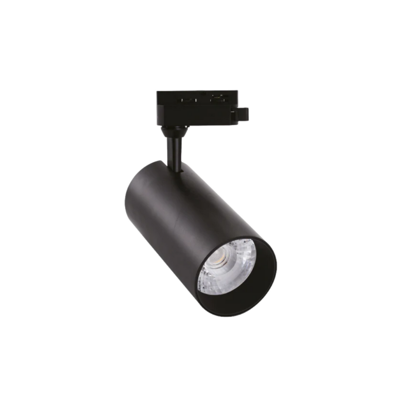 Foco Riel Monofasico 10w Led 220v Negro