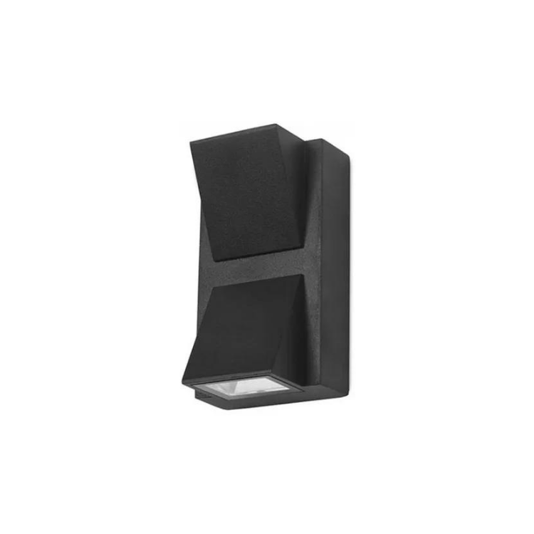 Aplique Led Doble 2x5w Exterior Luz Cálida 3000K