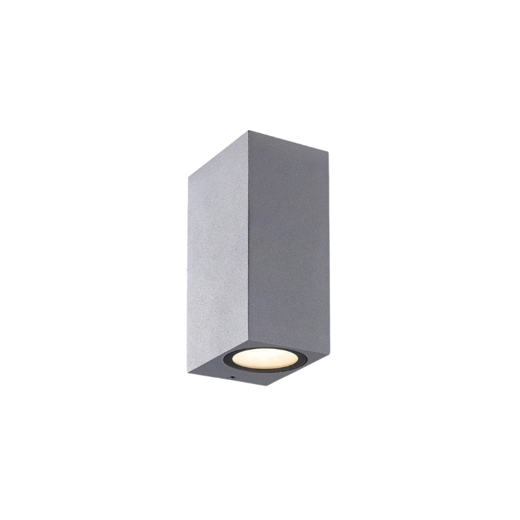 Aplique Doble Cuadrado Porta GU10 IP54 Modelo Kapelle