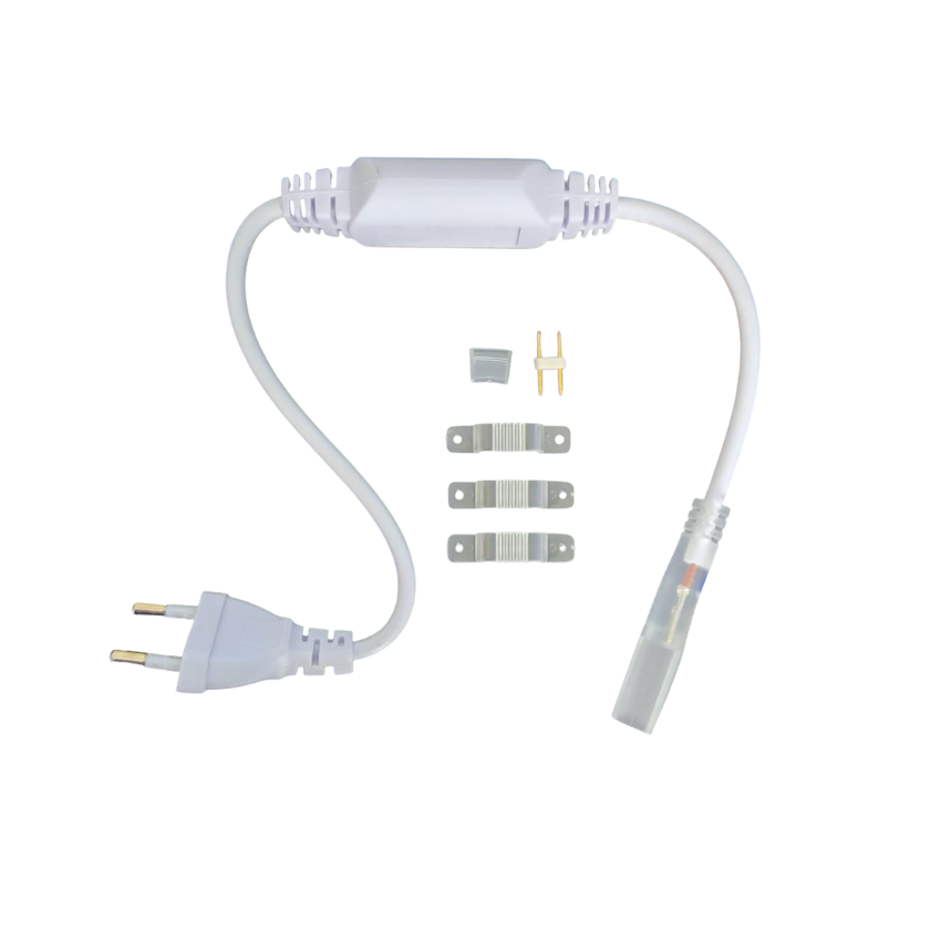 Enchufe Conector para Cinta Led Neón 220V