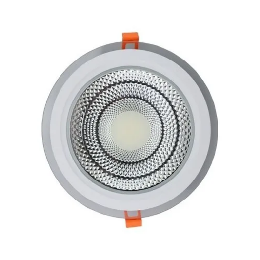 Panel Led Embutido Borde De Vidrio 6w Elegante