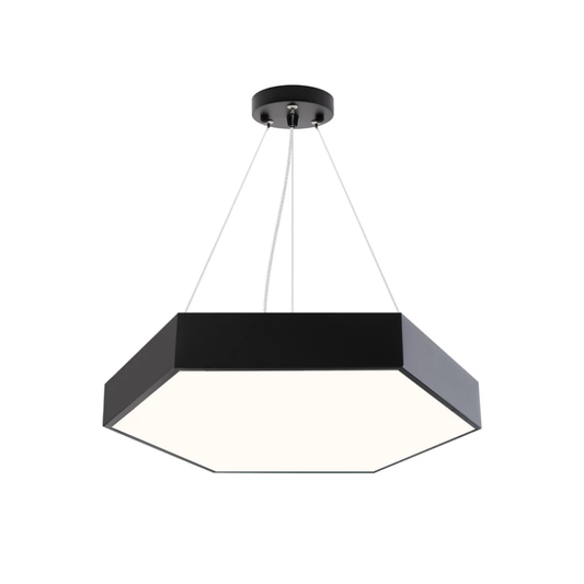 Lampara Led Sobrepuesta Hexagono Colgante 60cm 42w CCT