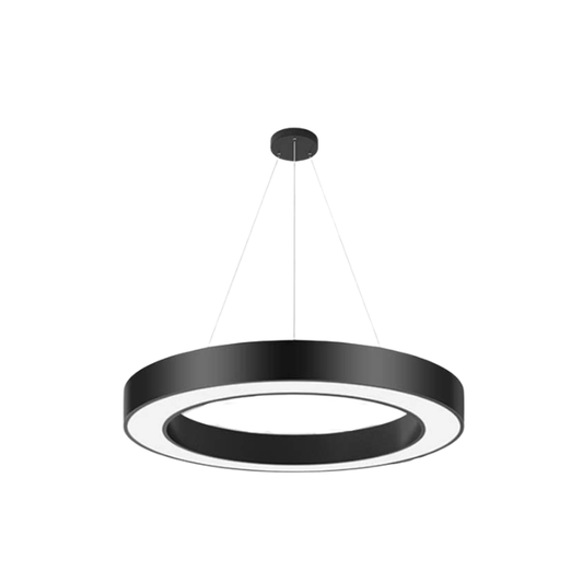 Lampara Led Profesional Colgante Redonda Abierta Moderna 60cm 42w
