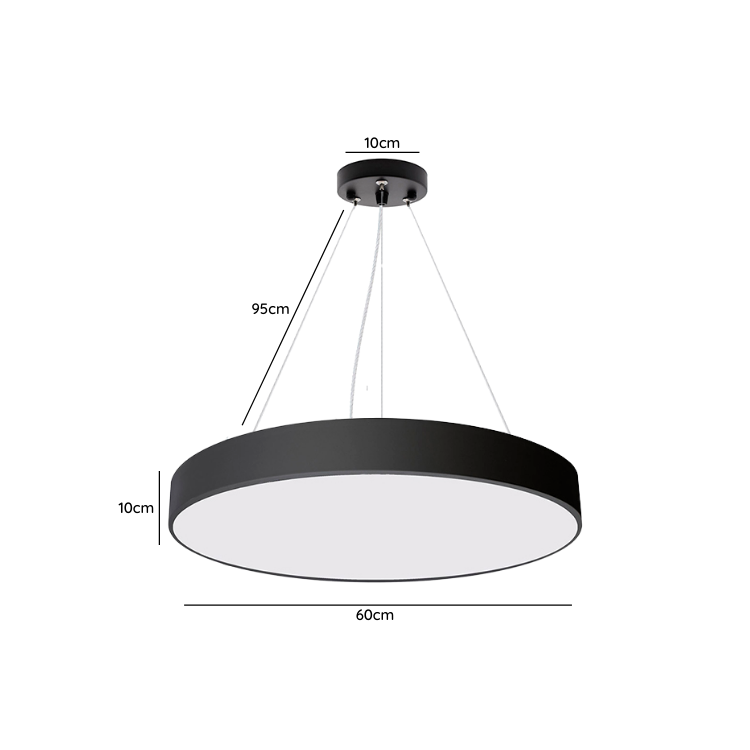Lampara Led Colgante Redonda Moderna 60cm 36w CCT