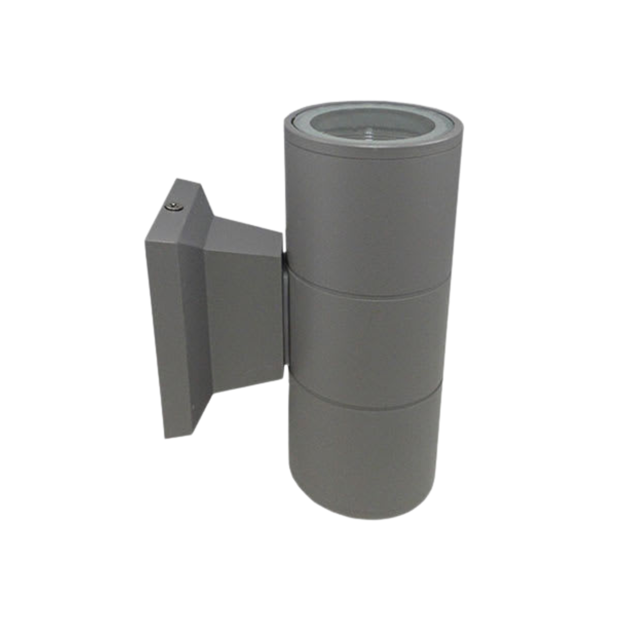 Aplique Gris Cilindro Doble IP54 GU10