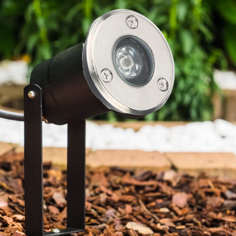 Foco embutido Para Piso 1W 3000K IP67
