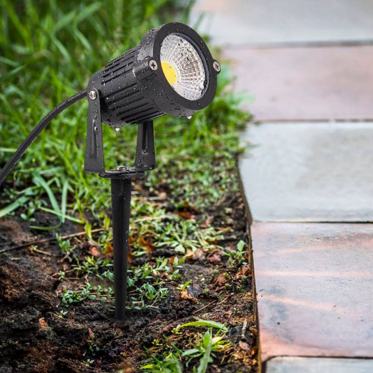 Foco Led con Estaca 1W 3000K Luz cálida