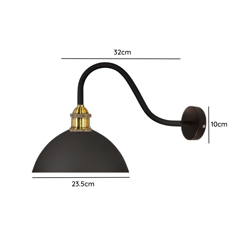Aplique Farol A Muro Base Flexible Dirigible E27