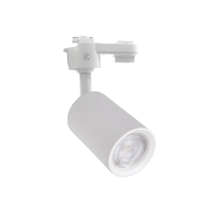 Foco Para Riel Monofasico Con Ampolleta Dicroica 220v